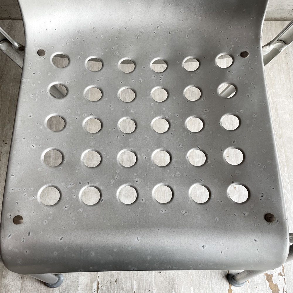 MEWA ビンテージ Vintage ランディチェア Landi Chair アルミニウム スタッキングチェア ガーデンチェア ダイニングチェア ハンス・コレー Hans Coray スイス 希少♪