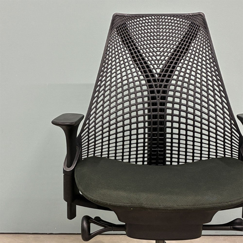 ハーマンミラー Herman Miller セイルチェア SAYL Chair デスクチェア 旧モデル イヴ・ベアール ブラック 2013年製 モダンデザイン ◎