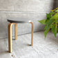 アルテック artek スツール60 Stool 60 グレーラッカー 3本脚 Lレッグ アルヴァ・アアルト スタッキング 2023年製 北欧家具 定価￥46,200- ♪