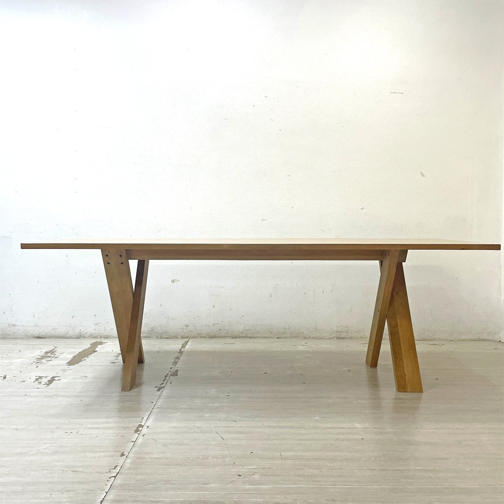 エスニクラフト Ethnicraft オーク パターソン Oak Pettersson ダイニングテーブル 無垢材 W220 x D100cm ●