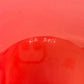 【29A】辻和美 Kazumi Tsuji レッド red ガラスプレート Φ15.5cm 個展作品 2016年 ファクトリーズーマー factory zoomer 現代作家 ◎