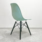 ハーマンミラー HermanMiller サイドシェルチェア ドゥエルレッグ DSW アクアスカイ × エボニー ポリプロピレン製 イームズ ミッドセンチュリー B ●