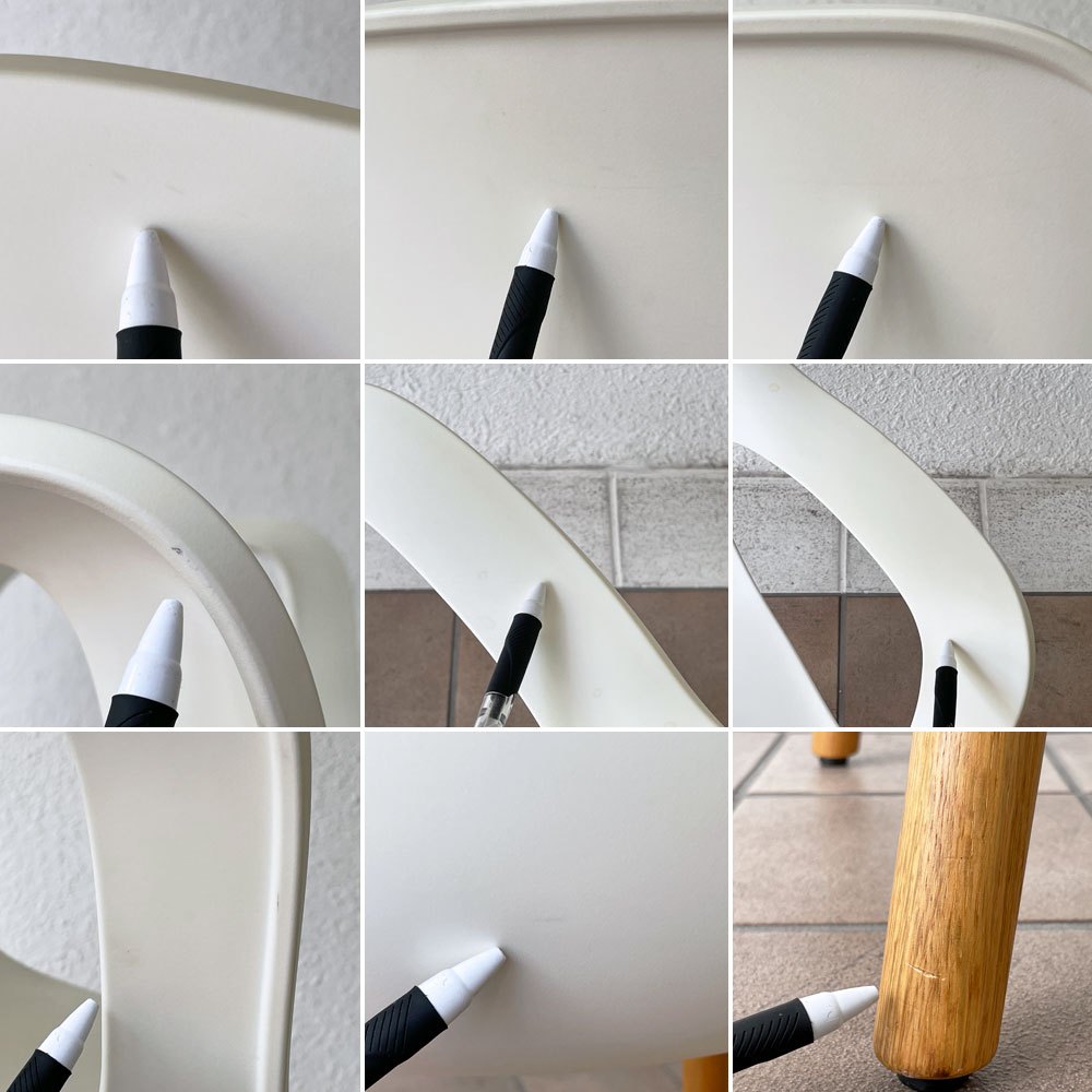 ヴィトラ Vitra ハル HAL アームチェア ダイニングチェア ウッド ホワイト オーク材 ジャスパー・モリソン スーパーノーマル 現行定価108,900円 ◇