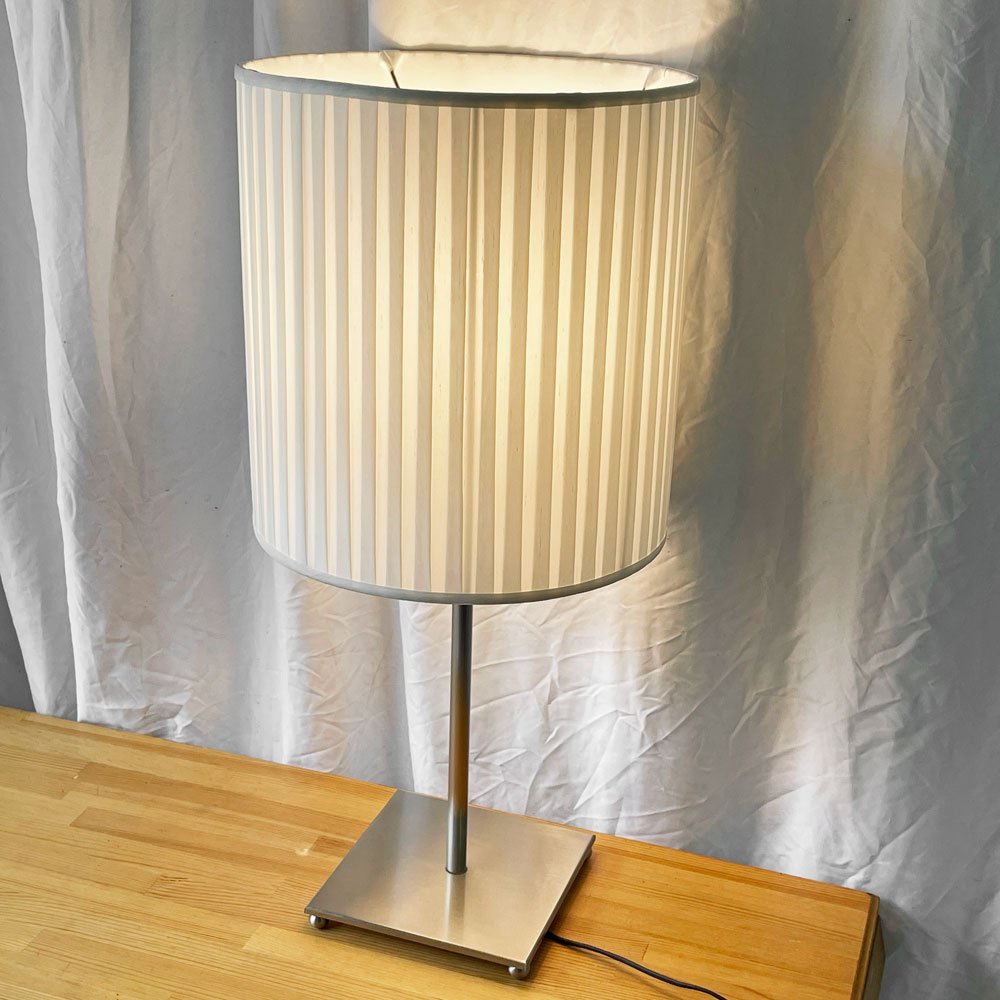 ワイスワイス WISE WISE プリーツ PLEATS KW-701 テーブルランプ Φ30cm デスクライト 卓上照明 高さ調整可能 定価￥47,250- ◇