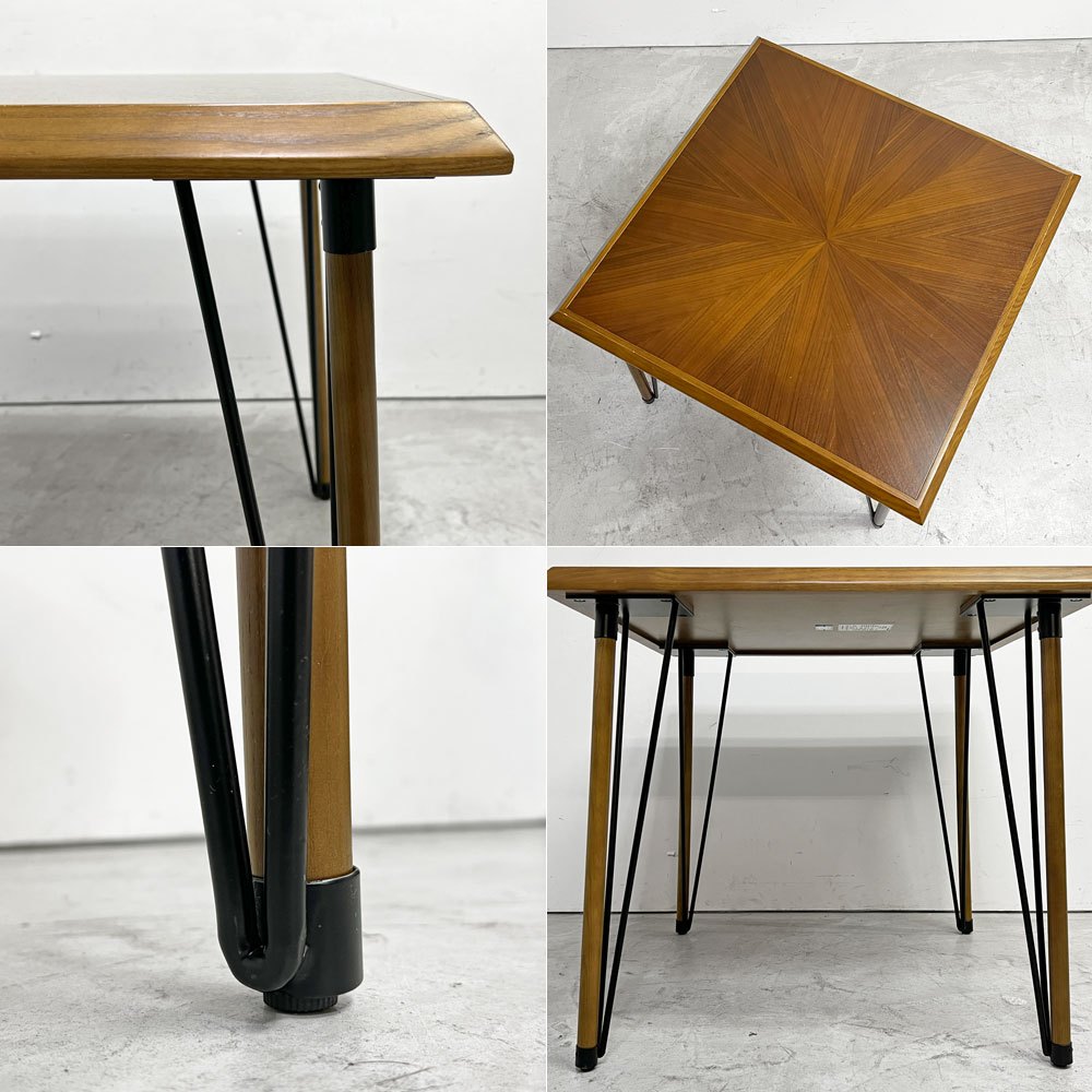 アクメファニチャー ACME Furniture ベルズファクトリー ダイニングテーブル BELLS FACTORY DINING TABLE ウッド×アイアン インダストリアル ミッドセンチュリー 廃盤 ●