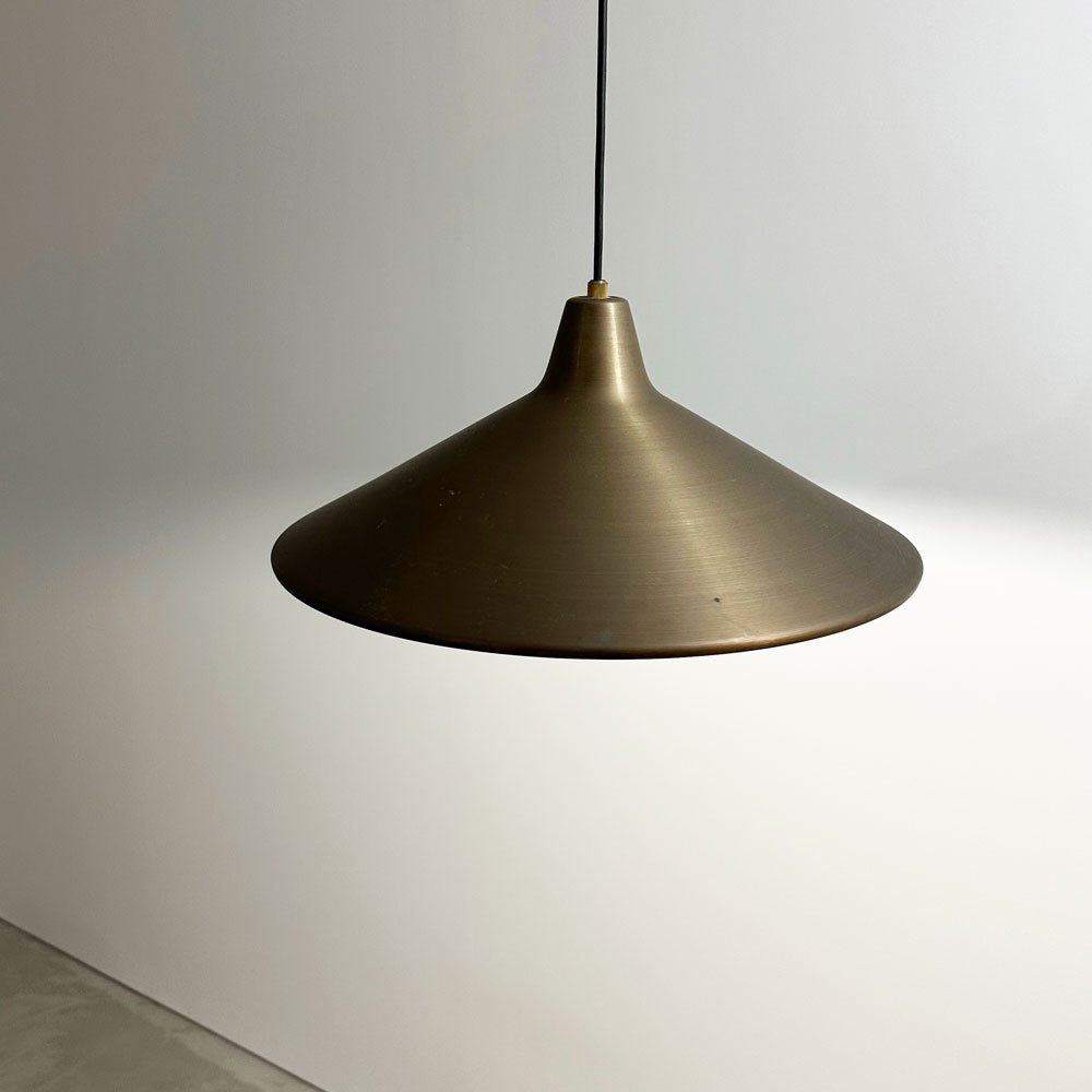 フレイム flame ブラスL brass L ペンダントライト 真鍮 素地 オイル仕上げ インダストリアルデザイン 定価：￥55,000- ●