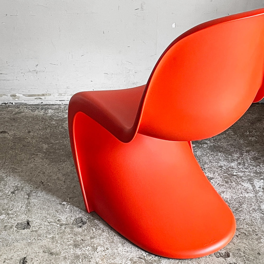 ヴィトラ vitra パントンチェア Panton Chair オレンジ 廃盤カラー ヴェルナー・パントン ミッドセンチュリー スペースエイジ ■