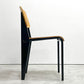 スタンダードチェア Standard chair リプロダクト ナチュラルオーク×ブラック ジャン・プルーヴェ Jean Prouve 名作椅子 B ●