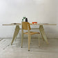 ヴィトラ vitra スタンダードチェア Standard chair ナチュラルオーク×ブランコロンブ ジャン・プルーヴェ Jean Prouve 名作椅子 美品 ●