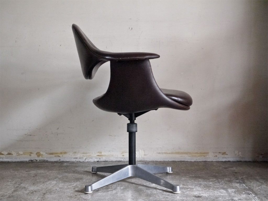 ICF ・ De Padova ビンテージ DAF SWIVEL CHAIR コントラクトベース ジョージネルソン George Nelson 初期モデル 希少 60’s ■