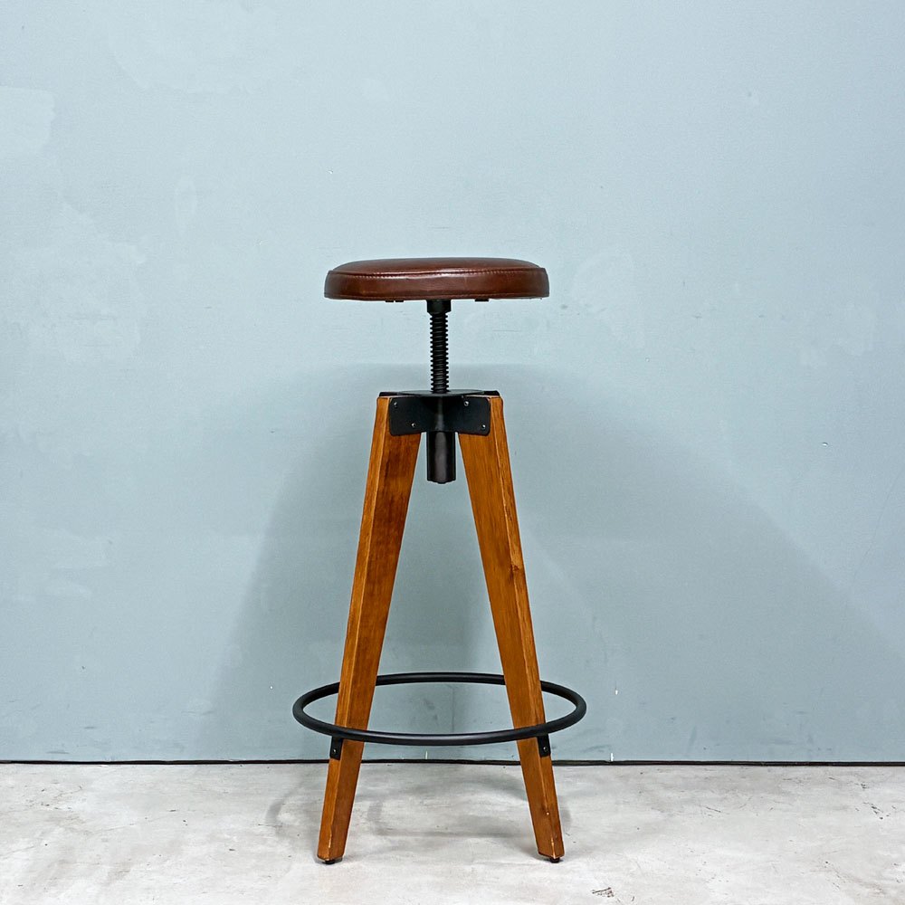 ジャーナルスタンダード ファニチャー journal standard furniture シノン CHINON ハイスツール カウンターチェア 座面回転昇降 インダストリアル 廃番 ◎