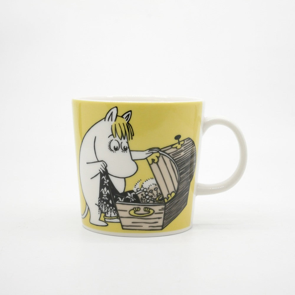 アラビア ARABIA ムーミンマグ MOOMIN スノークのお嬢さん フローレン イエロー 廃番 フィンランド 北欧食器 ●