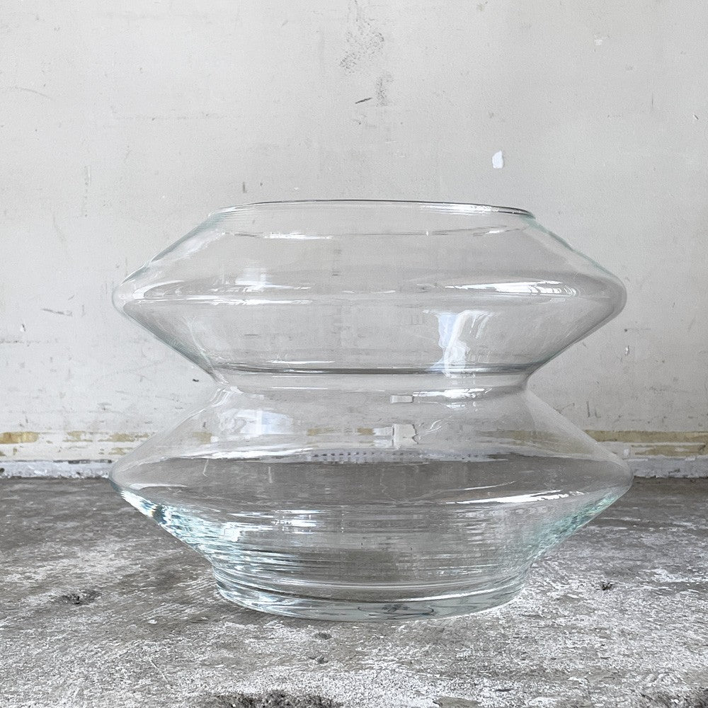 ザ・コンランショップ THE CONRAN SHOP フラワーベース 花瓶 金魚鉢 ガラスベース モダンデザイン ■