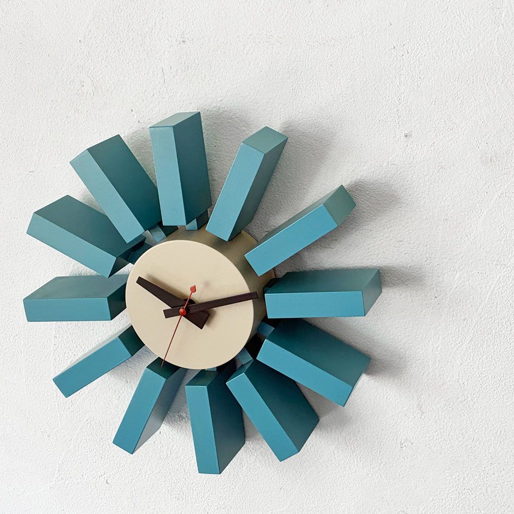 ヴィトラ vitra ブロッククロック Block Clock 壁掛け時計 ウォールクロック ジョージ・ネルソン ミッドセンチュリー 希少 廃盤 ★