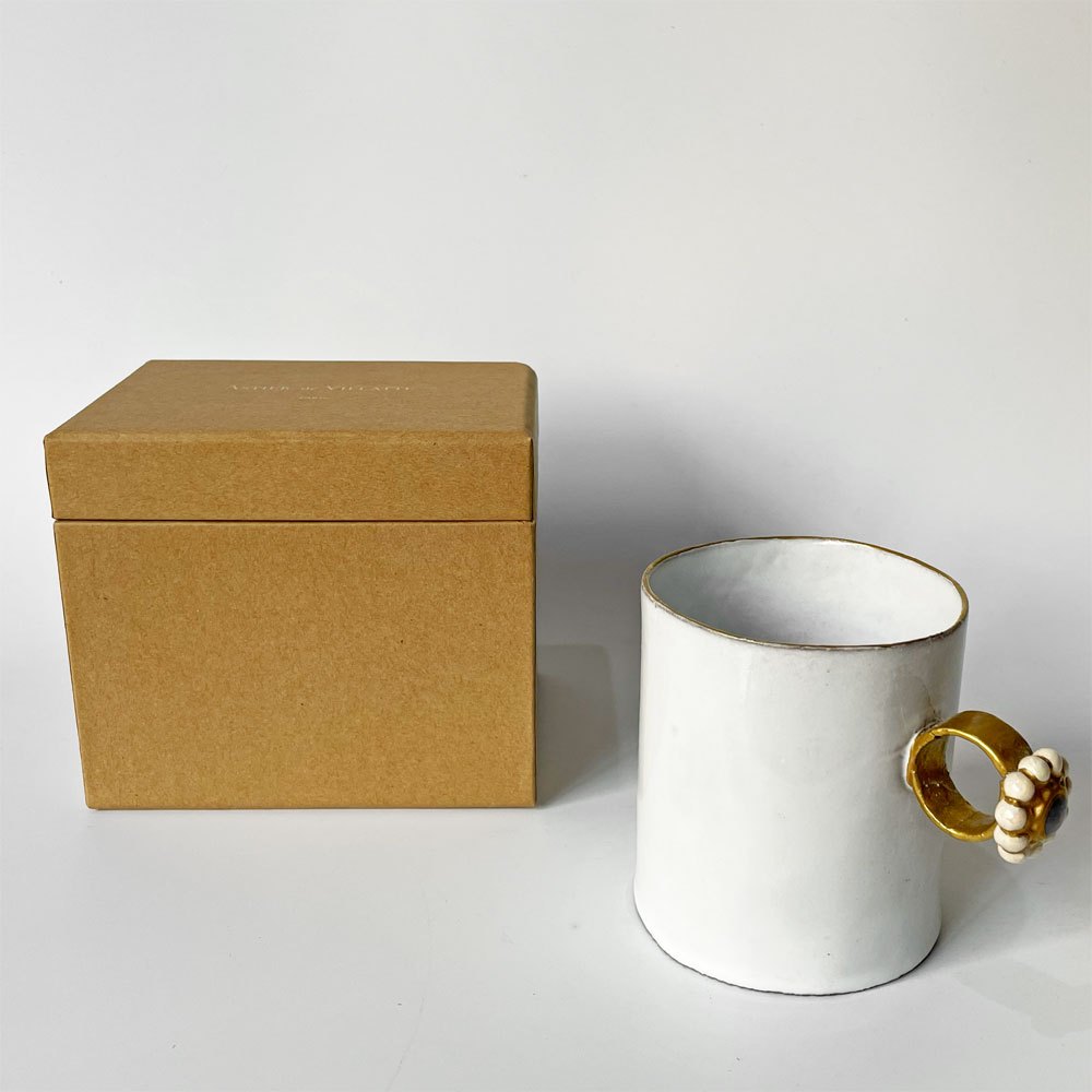 アスティエ・ド・ヴィラット Astier de Villatte セレナ Serena リング マグカップ リュストルイリゼブルー セレナ・キャロンヌ ★