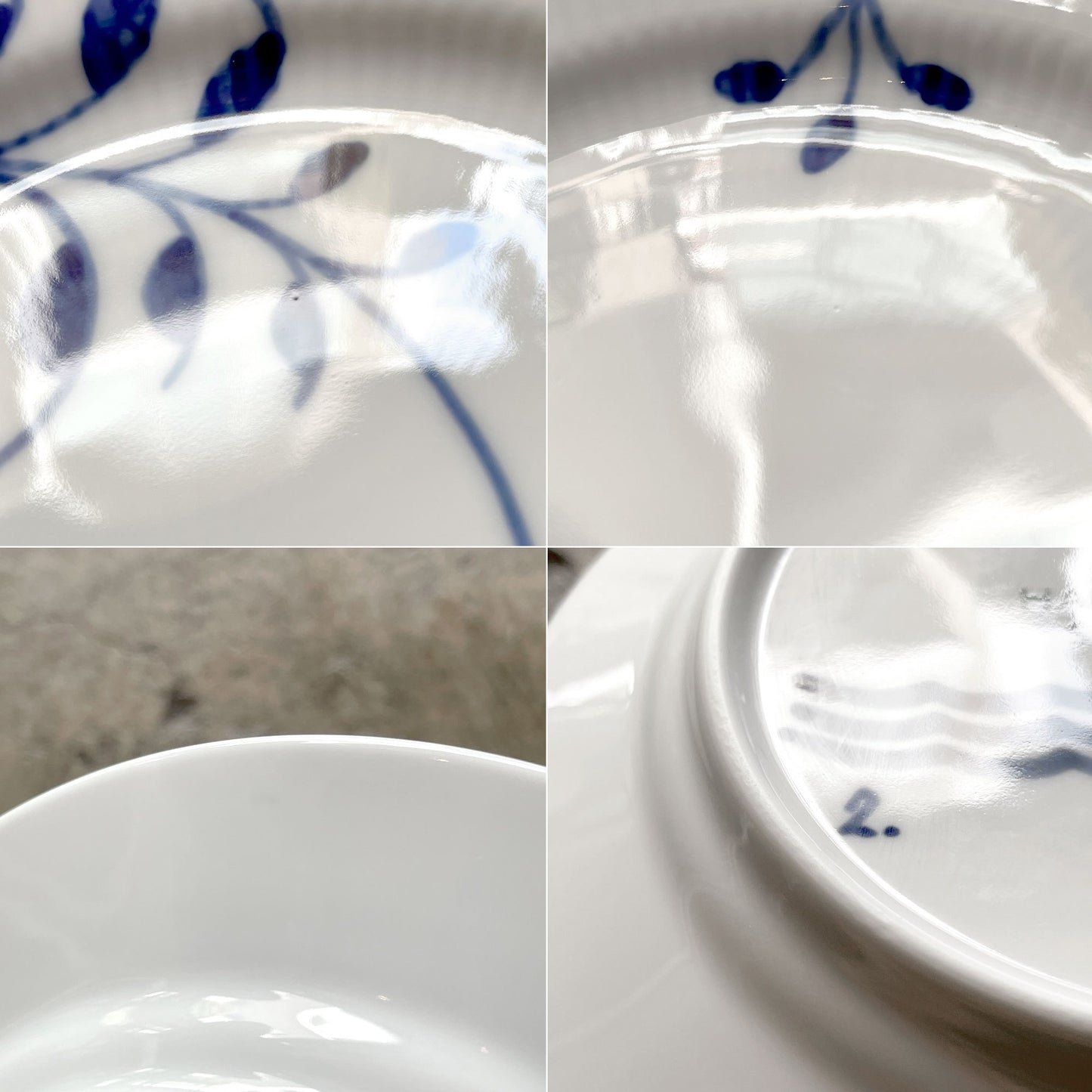 ロイヤルコペンハーゲン ROYAL COPENHAGEN ブルーフルーテッド メガ Blue Fluted Mega プレート Φ17cm 北欧 デンマーク B ■