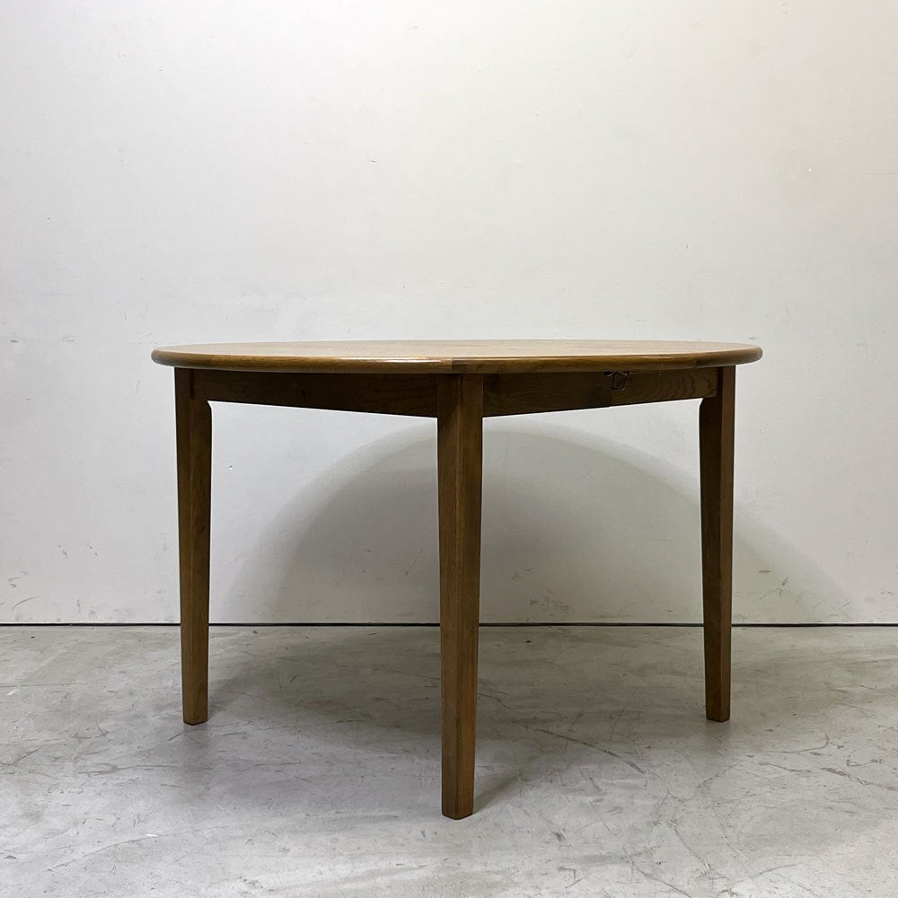 リセノ Re:CENO フォーク folk エクステンション EX ダイニングテーブル オーク材 伸長式 110-170cm 北欧テイスト 定価￥133,000- ●