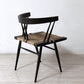 ジョージ・ナカシマ George Nakashima グラスシートチェア GRASS SEATED CHAIR ローズウッド材（シッソ）インド NID 60`s ビンテージ ●