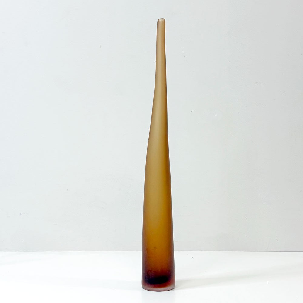 アーケード Arcade バンブーベース Bambu vase ガラスベース  フラワーベース ローラ・デ・サンティジャーナ イタリア ムラーノガラス オレンジ ●