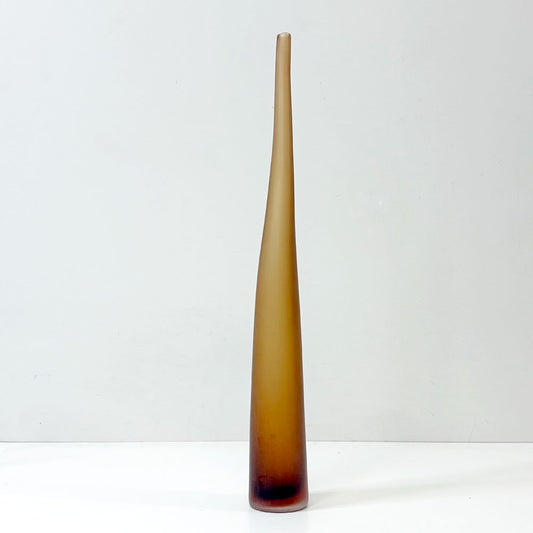 アーケード Arcade バンブーベース Bambu vase ガラスベース  フラワーベース ローラ・デ・サンティジャーナ イタリア ムラーノガラス オレンジ ●