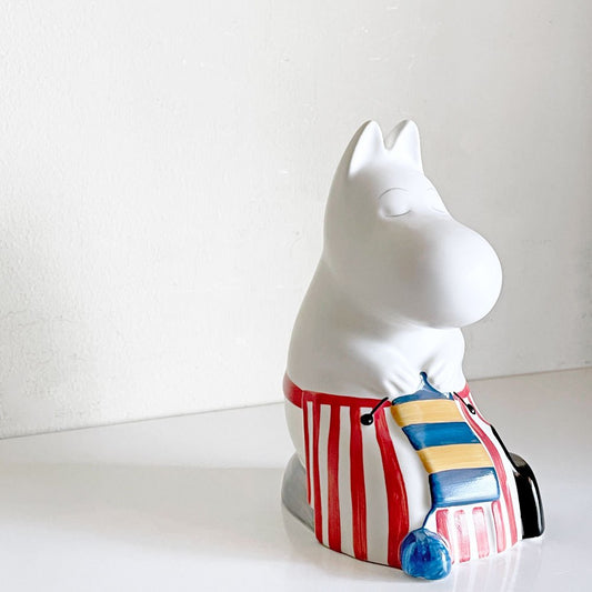 アラビア ARABIA ムーミン フィギュア MOOMIN ムーミンママ 編み物 人形 フィギュリン 陶器 フィンランド 北欧雑貨 廃番 ■