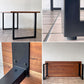 かなでもの KANADEMONO ザ・テーブル THE TABLE ウォールナット天板 幅180cm ブラック スチール スクエアベース ワークデスク インダストリアルデザイン ◇