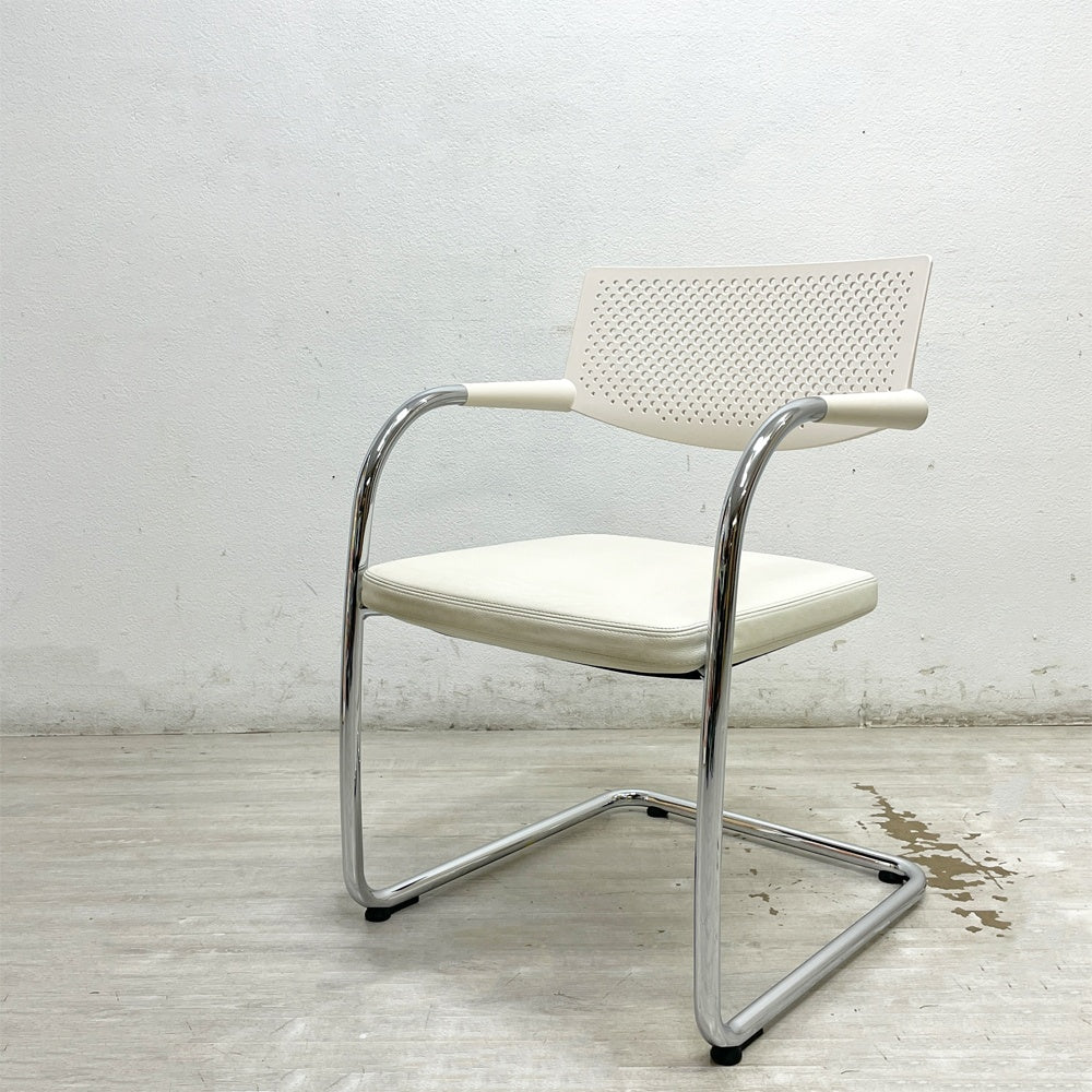 ヴィトラ vitra ビザビ2 Visavis2 アームチェア デスクチェア カンティレバー スタッキング不可仕様 アントニオ・チッテリオ A ●