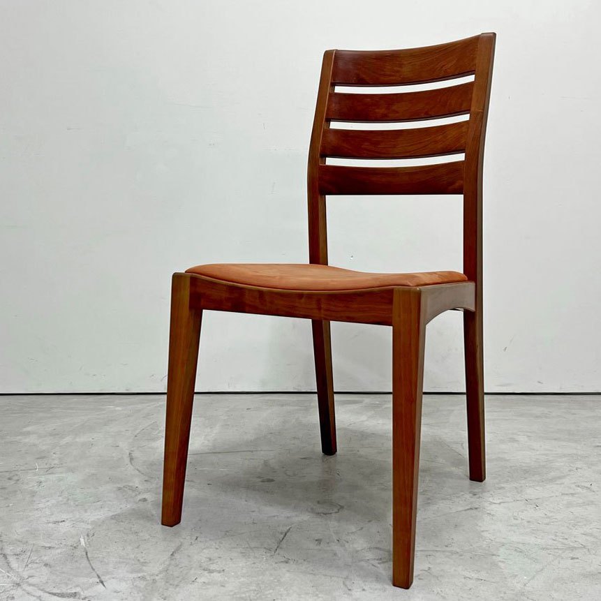 ウッドユウライクカンパニー WOOD YOU LIKE COMPANY ゼブラチェア ZEBRA CHAIR クッションタイプ チェリー材 定価￥90,200- ●