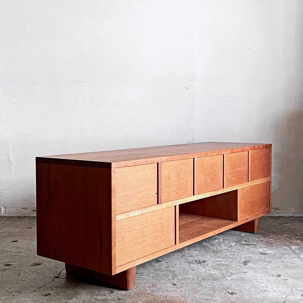 ウッドユウライクカンパニー WOOD YOU LIKE COMPANY キャラメル CARAMEL テレビ台 AVボード チェリー材 W130cm セミオーダー品 神山公一 ■