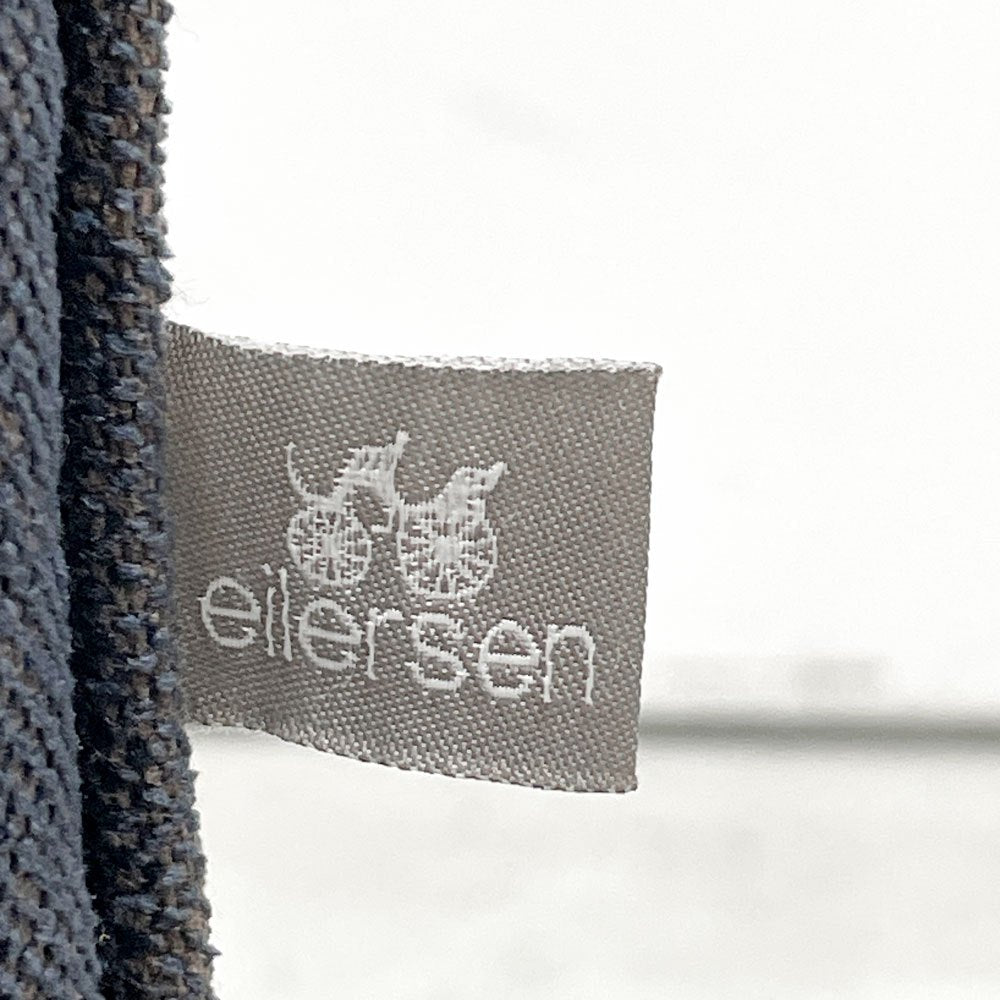 アイラーセン eilersen ストリームライン STREAMLINE フットスツール オットマン ファブリック ブルー系 カバーリング スチール ●