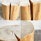 カルデサック Cul de Sac-JAPON 青森ヒバ WOOD SIDE TABLE サイドテーブル short 小丸太 ■