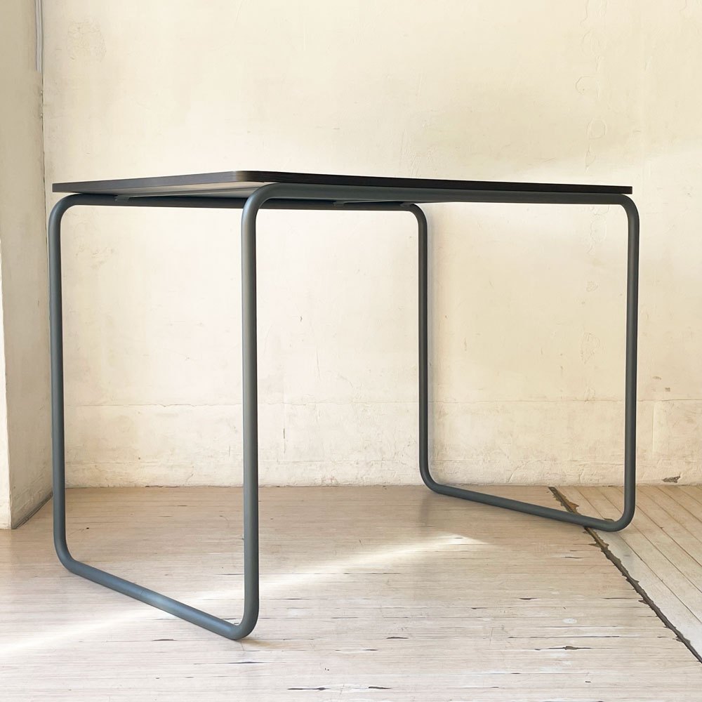 無印良品 MUJI ×トーネット THONET スチールパイプデスク Mサイズ ダークグレー バウハウス ★