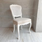 サラグレース Sarah Grace SGD デビュー ダイニングチェア DEBUT BD WHITE&NATURAL LINEN ラタンバック アンティーク風 オーク材 参考価格約￥55,000- ♪