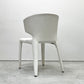 カッシーナ Cassina オラ 367 HOLA アームチェア 本革 フルレザー ホワイト ハンス・ウェッツスタイン 定価￥374,000- B ●