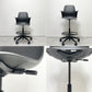 スチールケース Steelcase ノード ファイブスター スツール Node FIVE-STAR STOOL ハイチェア 製図チェア キャスター ブラック ●