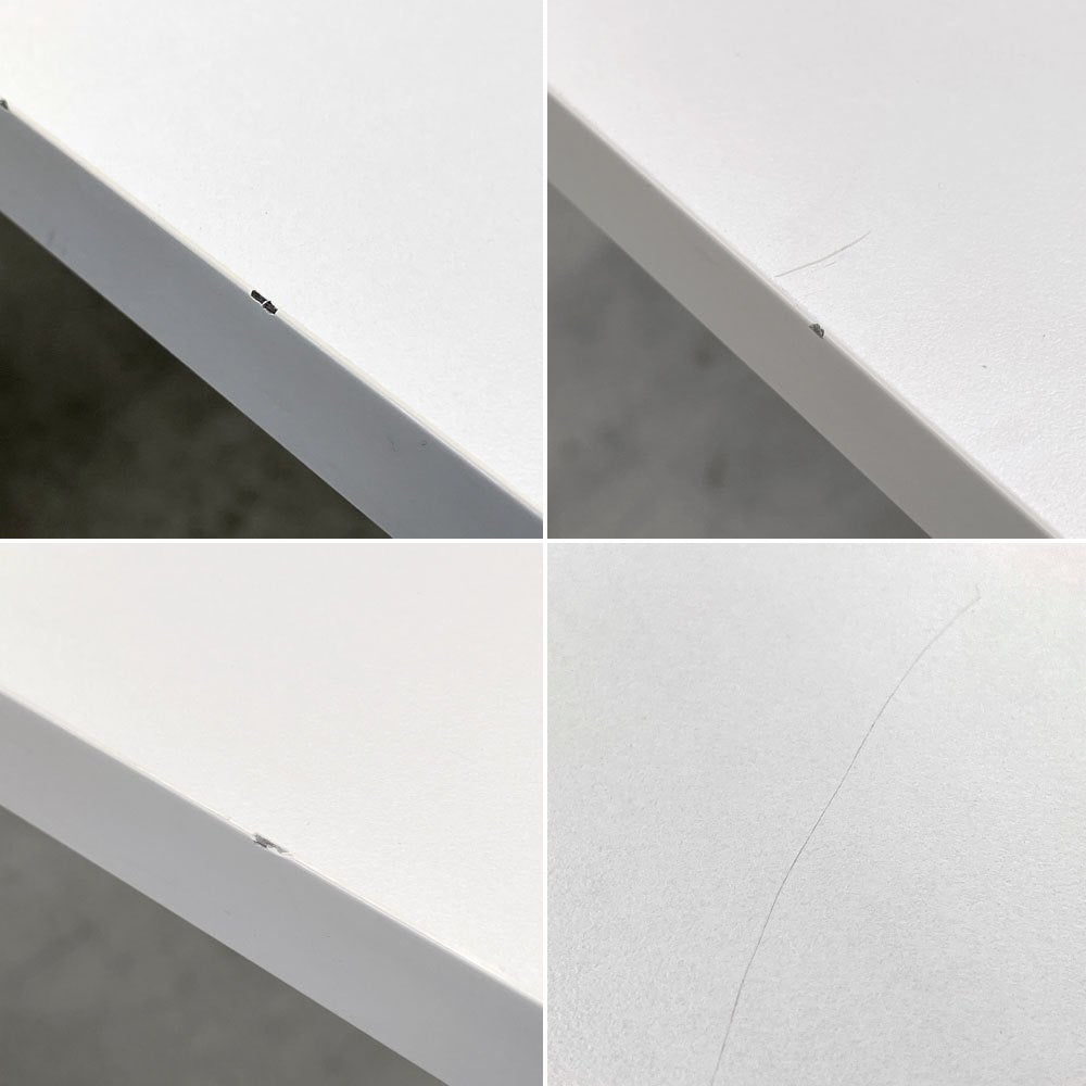 グビ GUBI ワークテーブル ハイテーブル H105cm ホワイト メラミントップ シンプルモダン デンマーク 〓