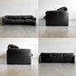 カッシーナイクスシー Cassina ixc. 675-3P マラルンガ MARALUNGA 3Pソファ 3人掛け 総本革張り ブラック ヴィコ・マジストレッティ w235cm 参考価格約298万円の品 〓