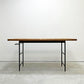杉山製作所 ファクト L ワークテーブル FACT L WORK TABLE ダイニングテーブル W140cm 杉古材 アイアン インダストリアルデザイン ●