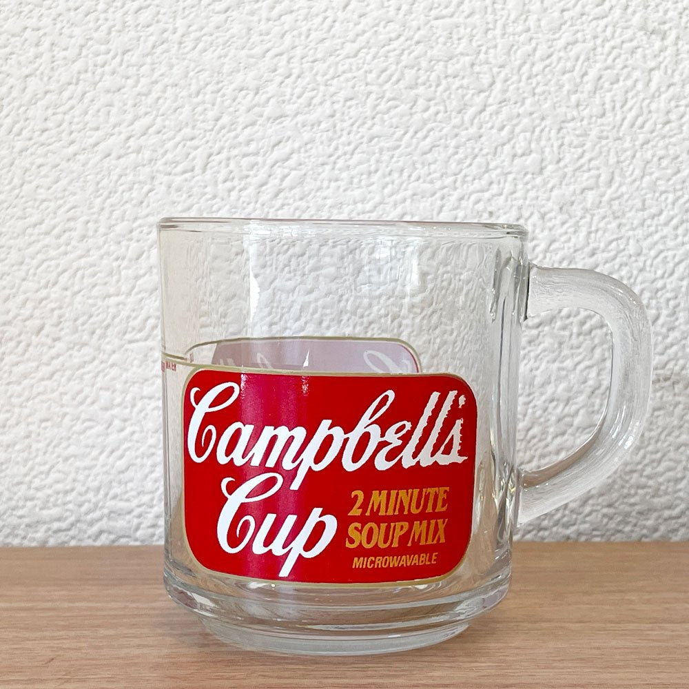 アンカーホッキング ANCHOR HOCKING キャンベルスープ campbell's マグカップ USコレクティブル H8.7㎝ USビンテージ ◇