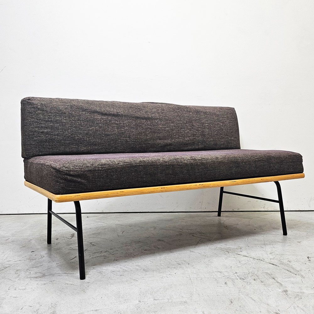 ウニコ unico ファニート ベンチ バックレスト FUNEAT bench backrest 鉄脚 オーク材  スチールレッグ カバーリング カフェスタイル W126cm 定価￥65,780- ●