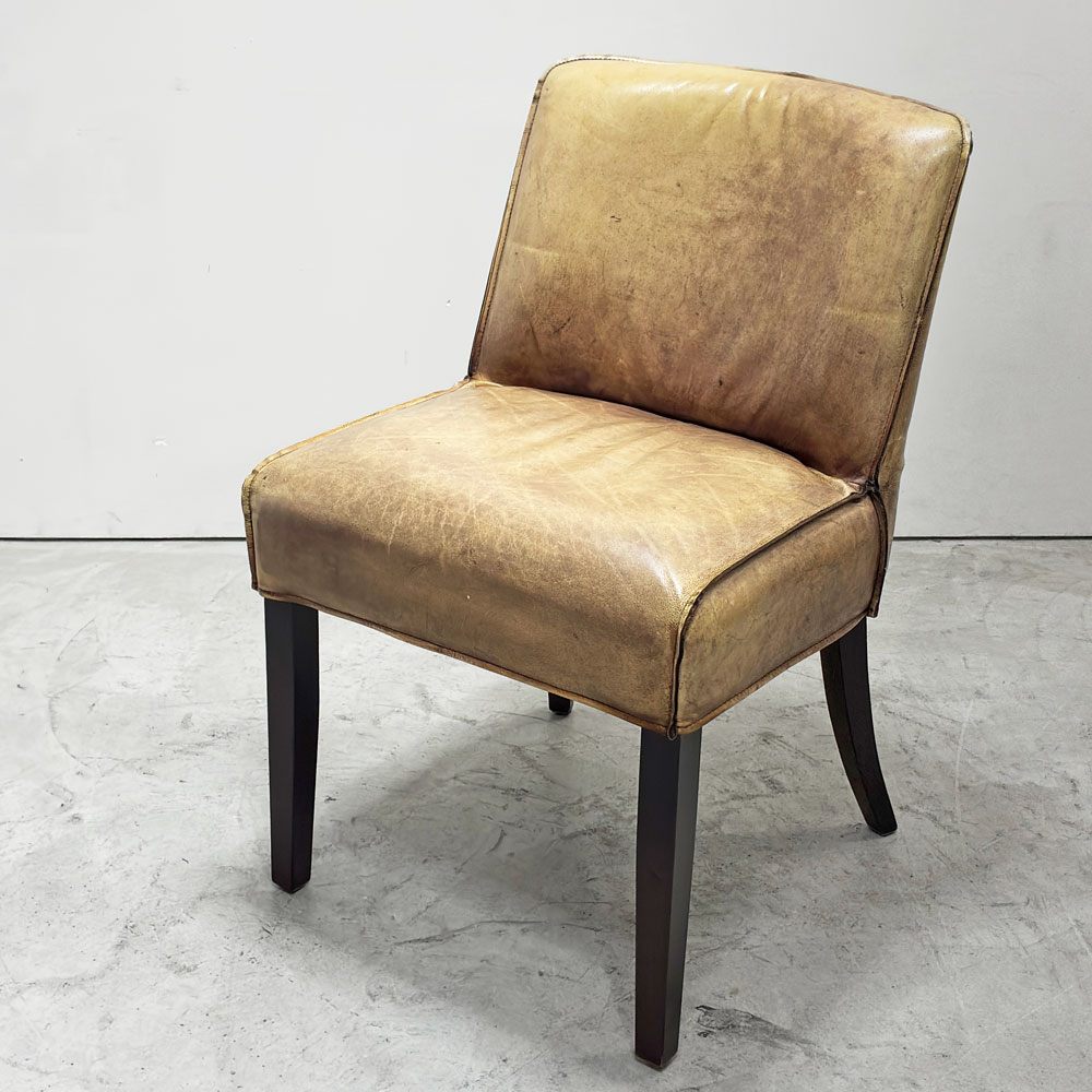 ダルトン DULTON ランディーチェア Randy Chair 本革 レザー ラウンジチェア アームチェア ビンテージスタイル ●
