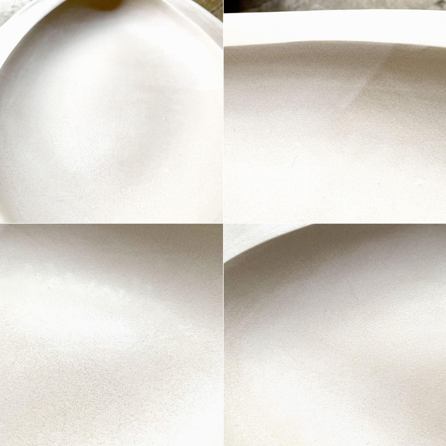 クリスチャンヌ ペロション Christiane Perrochon ストーンウェア STONEWARE オーバル プレート 大 ホワイトカラー イタリア 陶器 ハンドメイド 現代作家 ■