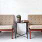 フランス＆サン France & Søn モジュラインソファ Moduline Sofa ラウンジチェア 2Pソファ チーク材 グレーファブリック デンマークビンテージ ★