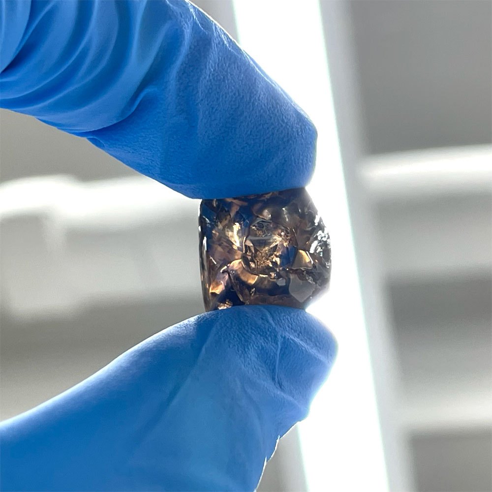 エアロコンセプト×カシケイ AERO CONCEPT × KASHIKEY アーガイル産 ブラウン・ラフダイヤモンド（原石）25.60cts  ジェラルミンケース付き 宝石 〓