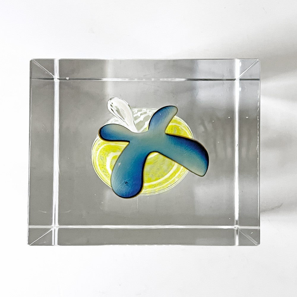 ヌータヤルヴィ Nuutajarvi イッタラ iittala アニュアルキューブ Annual Cube 1986 オイバ・トイッカ 1005/2000 北欧雑貨 ビンテージ 希少 ■