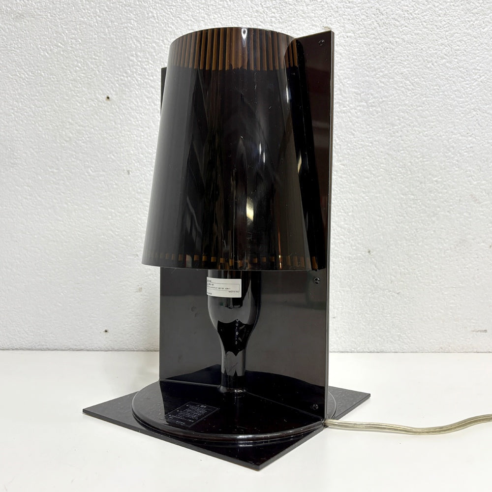 カルテル Kartell テイク TAKE テーブルランプ ポリカーボネート製 フェルーチョ・ラヴィアーニ Ferruccio Laviani スモーク イタリア 箱付 ●