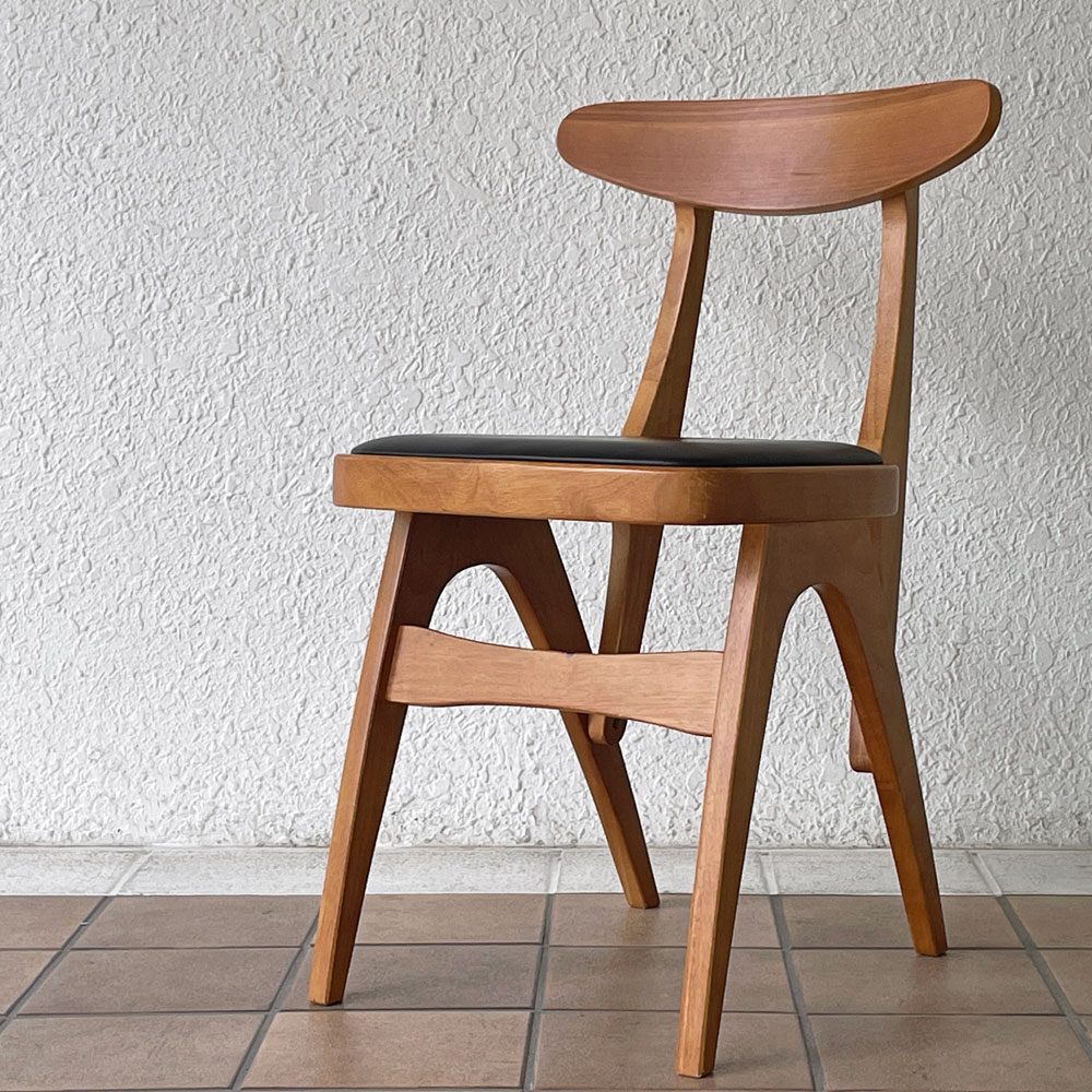 モダンデザイン Modern design ダイニングチェア 合皮 レトロ ジャパニーズモダン ◇
