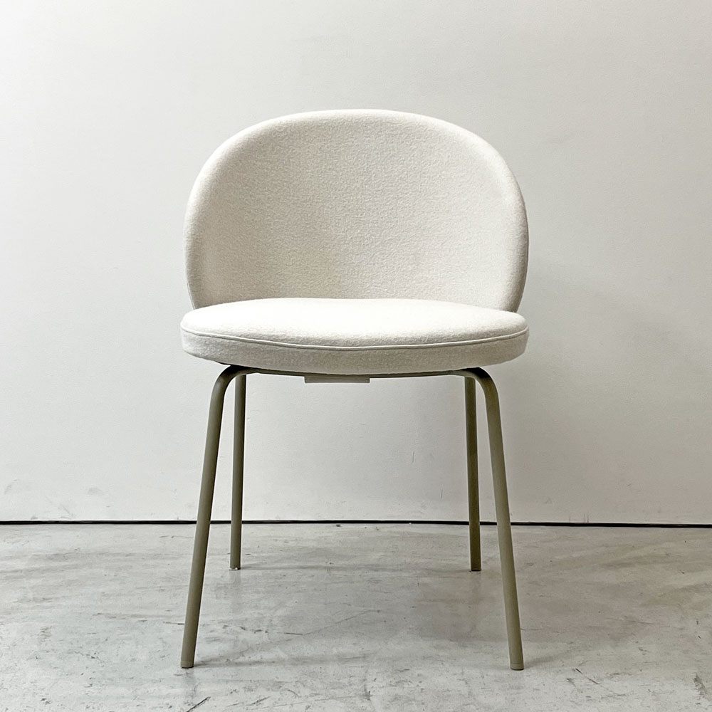 ボーコンセプト BoConcept プリンストン Princeton ダイニングチェア ベージュ ファブリック メタル脚 マットアッシュグレーラッカー仕上げ A ●