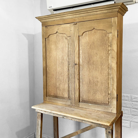 UKビンテージ Vintage オールドパイン 木製キャビネット 収納棚 H186cm カントリースタイル krank marcello購入品 ◎