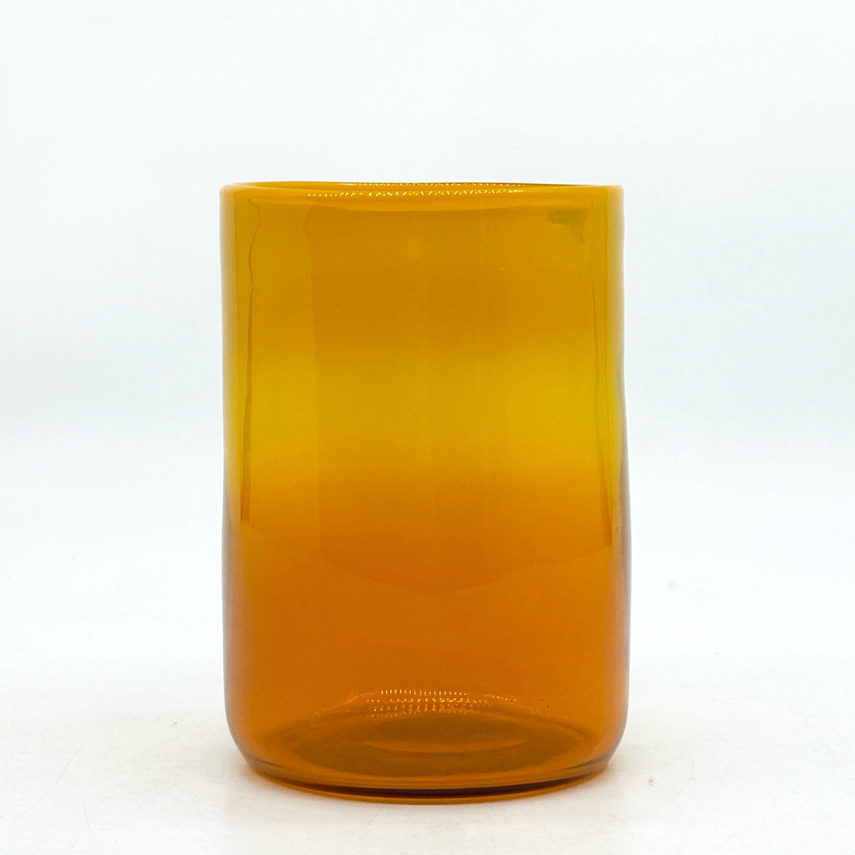 ボダ BODA フラワーベース オレンジ エリック・ホグラン Erik Höglund ハンドサイン入り 花瓶 H11cm ガラス ビンテージ スウェーデン 北欧雑貨 ●